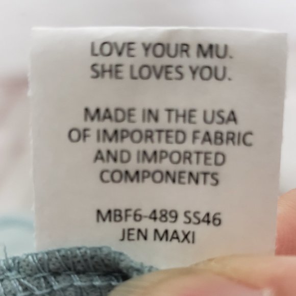 SHOW ME YOUR MUMU Jenn Maxi Dress Sage XL NWOT - Picture 10 of 12